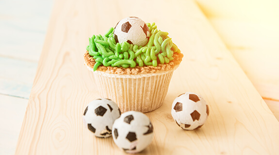 Fußball Muffin